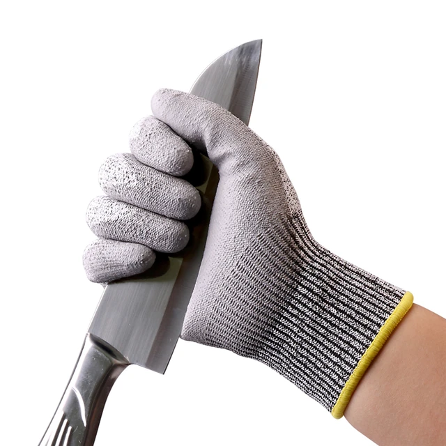 Anti Cut Gloves High-strength Grade Level 5 Protection Working Kitchen Cut  Resistant Gloves for Fish Meat Cutting Safety Gloves Color: Grey-1 pair,  Size: XL | Uquid shopping cart: Online shopping with crypto